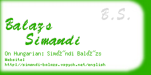 balazs simandi business card